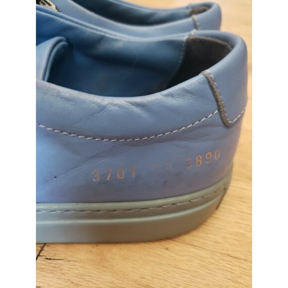 COMMON PROJECTS Sneaker Woman Achilles Low Top Cadet Blue EU Size 36 US 6 - Picture 6 of 13